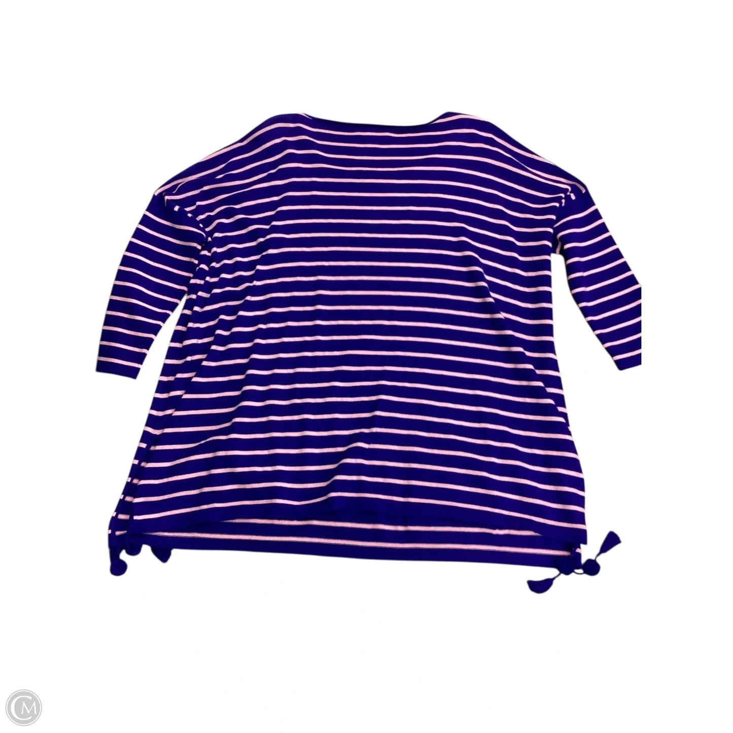 Top Long Sleeve Designer By Lilly Pulitzer In Blue, Size: L