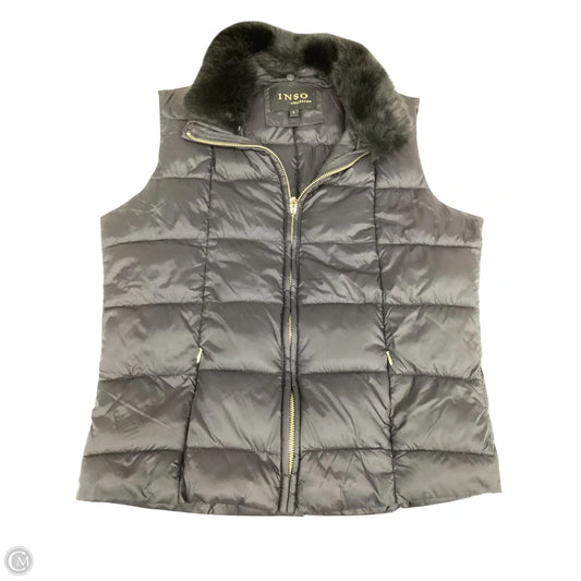 Vest Puffer & Quilted By Clothes Mentor In Black, Size: L
