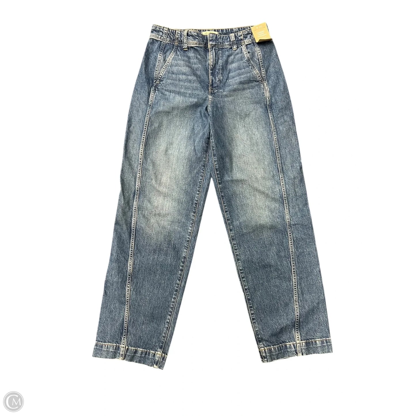 Jeans Wide Leg By Madewell In Blue, Size: 10