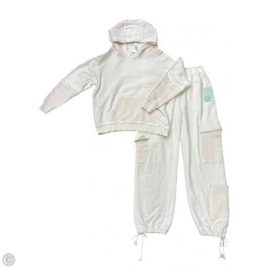 Pants Set 2pc By Vintage Havana In Ivory, Size: S