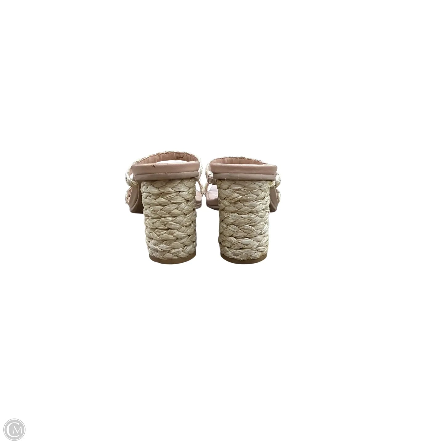 Sandals Heels Block By A New Day In Tan, Size: 7
