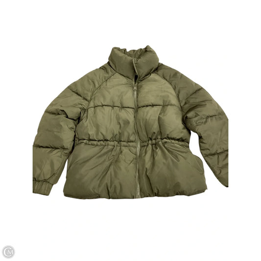 Coat Puffer & Quilted By Ci Sono In Green, Size: L