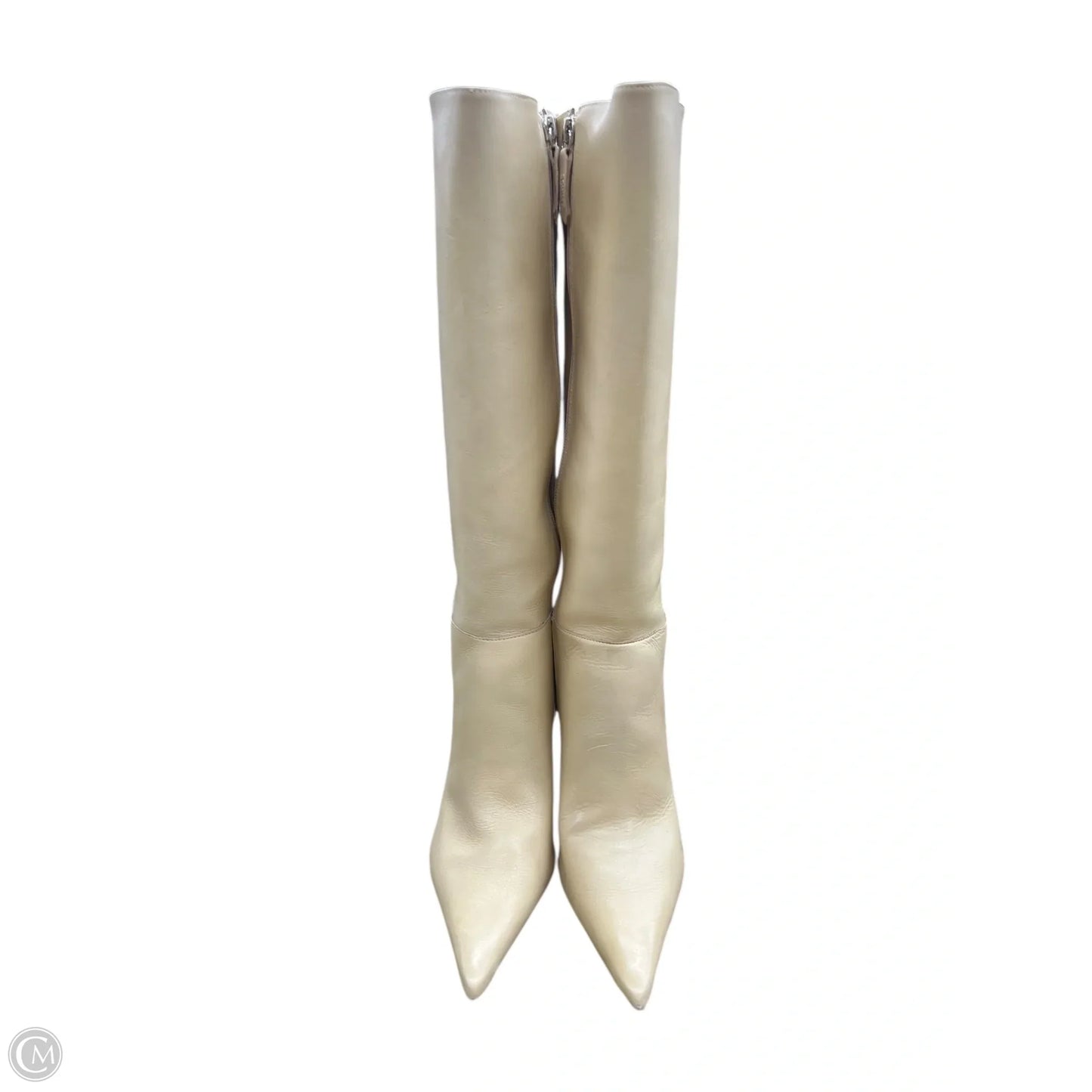 Boots Knee Heels By Schutz In Yellow, Size: 7.5