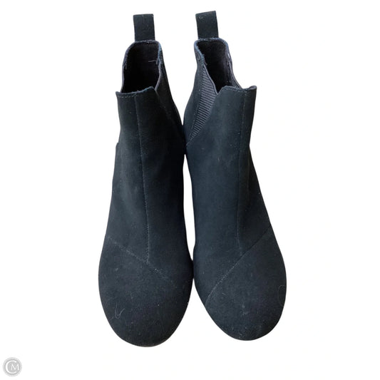 Boots Ankle Flats By Toms In Black, Size: 8.5