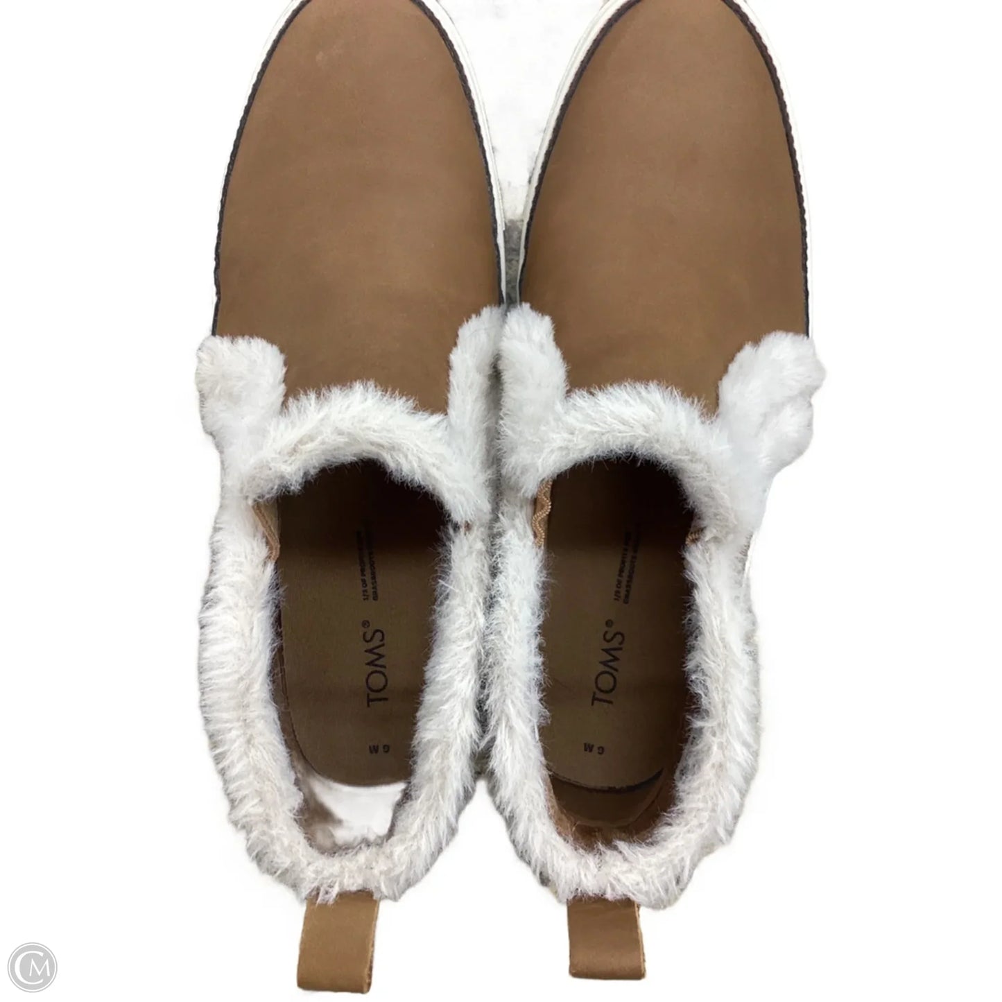 Boots Ankle Flats By Toms In Tan, Size: 9