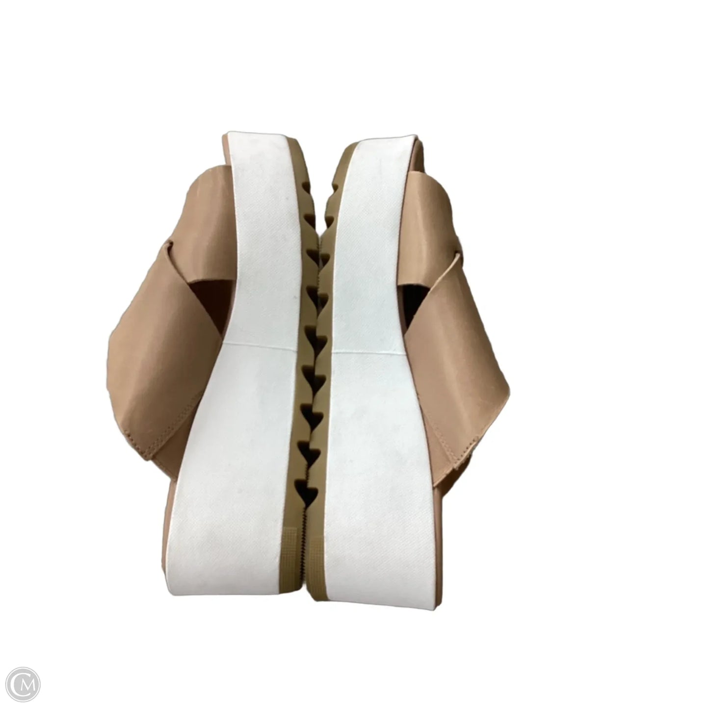 Sandals Heels Platform By Sorel In Tan, Size: 6