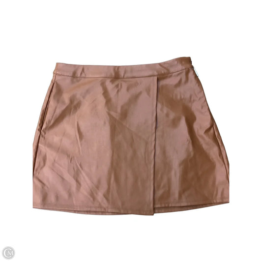 Skirt Mini & Short By A New Day In Brown, Size: 8