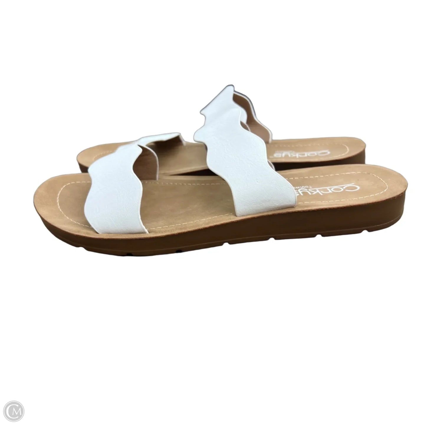 Sandals Flats By Corkys In White, Size: 8