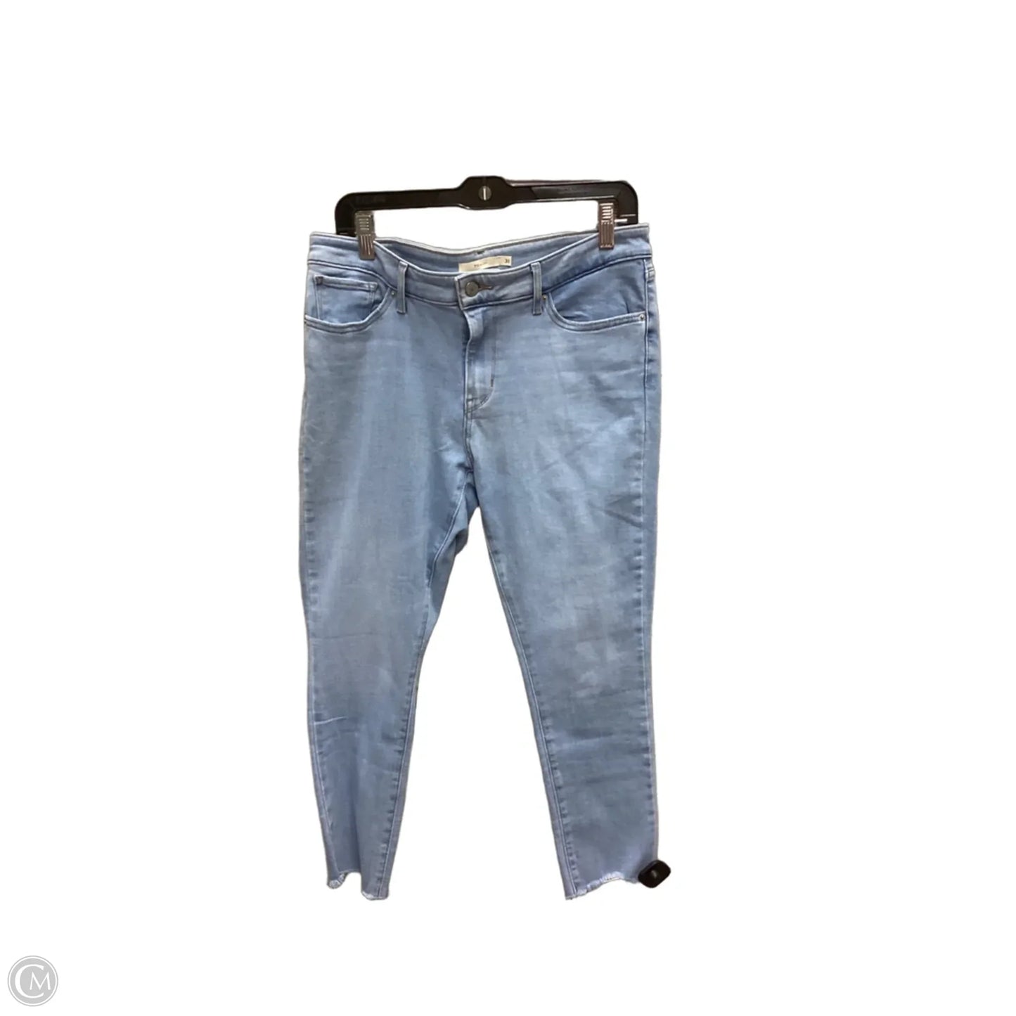 Jeans Cropped By Levis In Blue, Size: 10