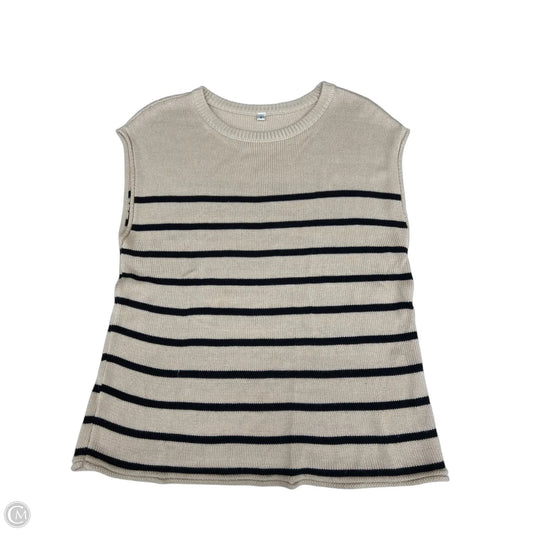 Top Sleeveless By Clothes Mentor In Tan, Size: S
