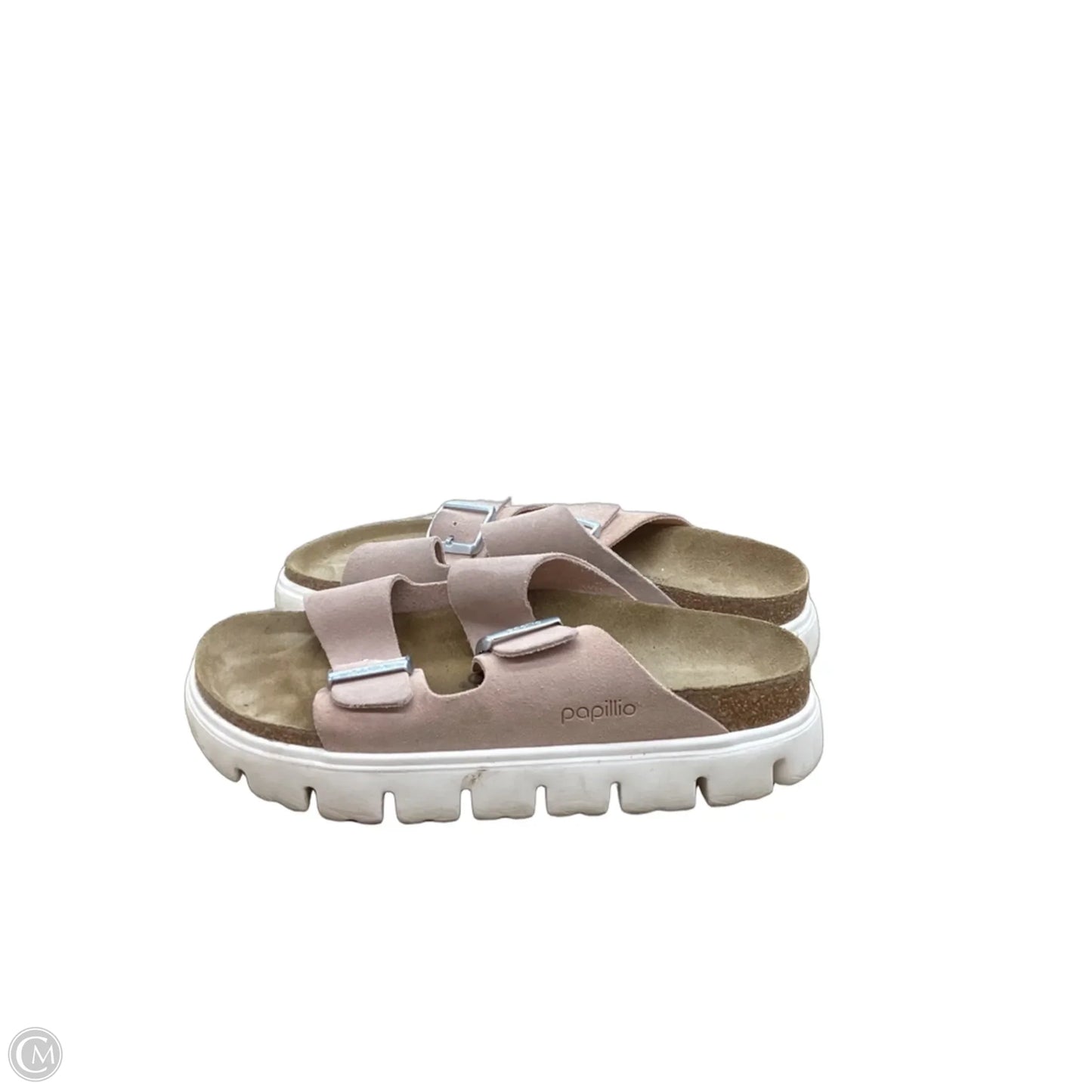 Sandals Flats By Birkenstock In Pink, Size: 10