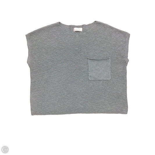 Sweater Short Sleeve By Be Cool In Green, Size: M