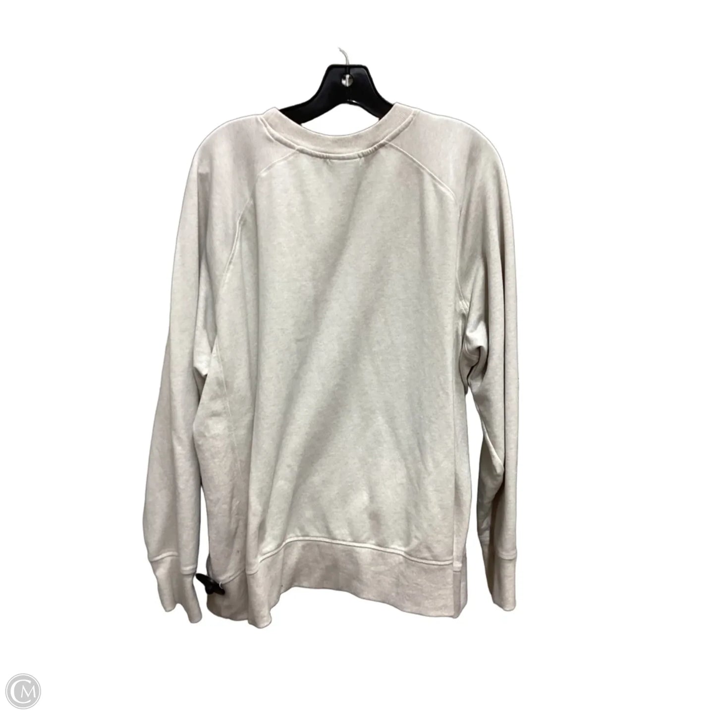 Sweatshirt Crewneck By Ariat In Beige, Size: Xxl