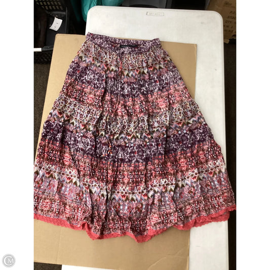 Skirt Midi By Notations In Multi-colored, Size: S