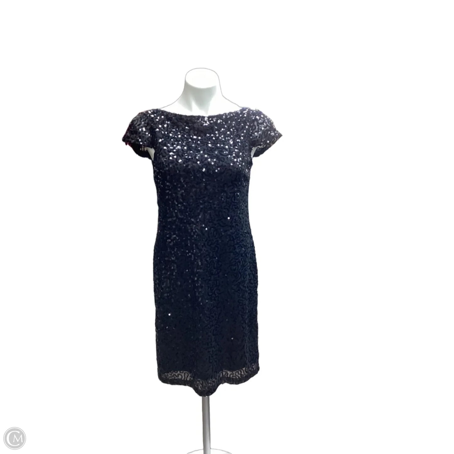 Dress Party Midi By Clothes Mentor In Black, Size: S