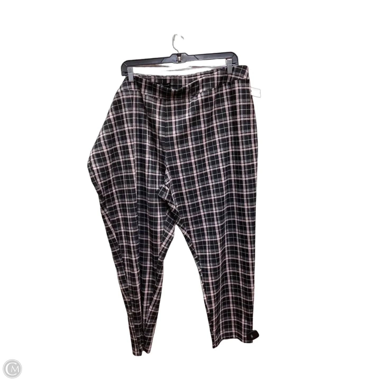 Pants Dress By Ashley Stewart In Plaid Pattern, Size: 4x