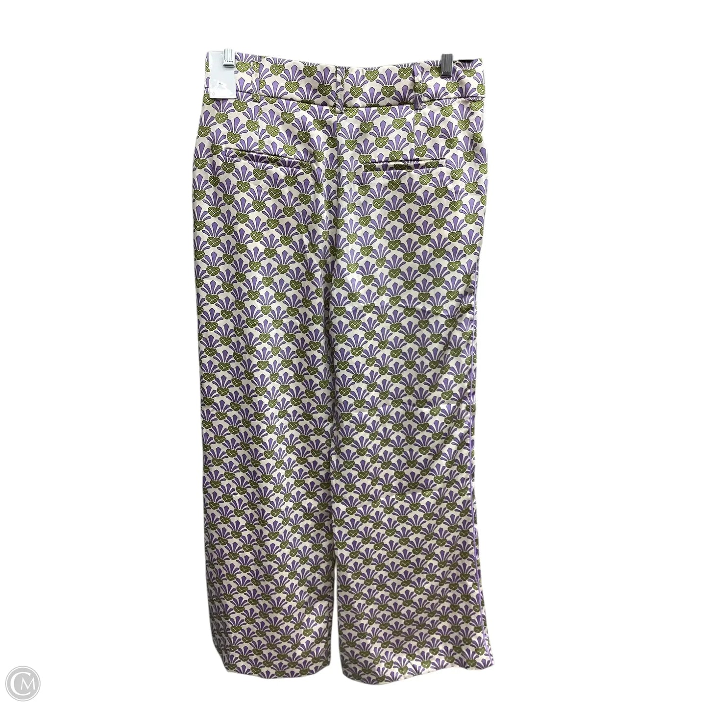 Pants Wide Leg By Zara In Purple, Size: M