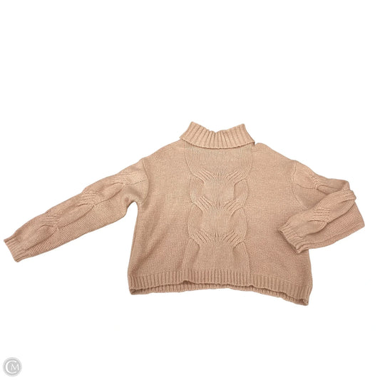 Sweater By Clothes Mentor In Peach, Size: 1x
