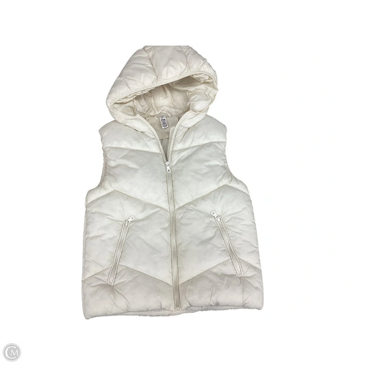 Vest Puffer & Quilted By Zyia In Cream, Size: Xs