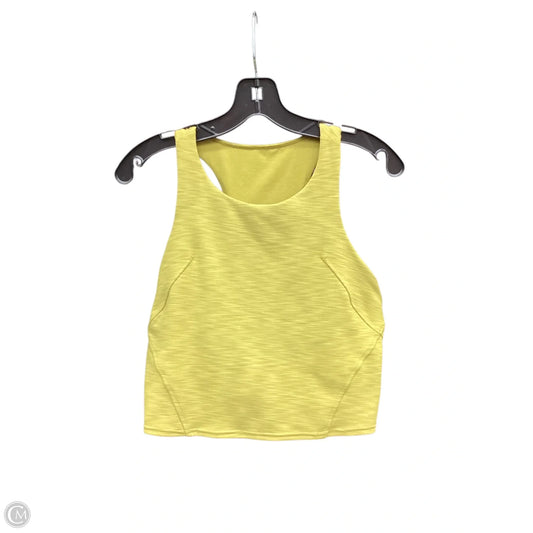 Athletic Tank Top By Lululemon In Chartreuse, Size: M