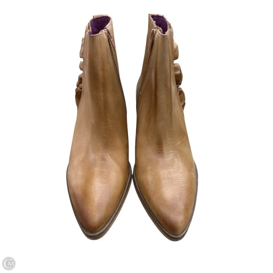 Boots Leather By Cma In Tan, Size: 10