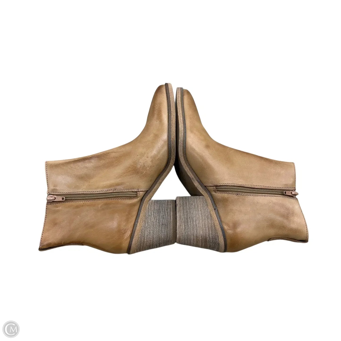 Boots Leather By Cma In Tan, Size: 10