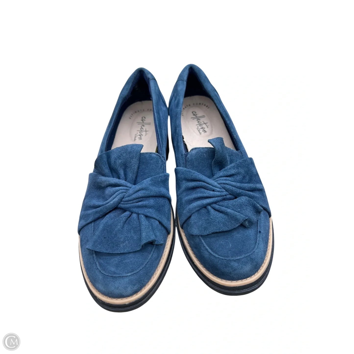 Shoes Flats By Clarks In Teal, Size: 6