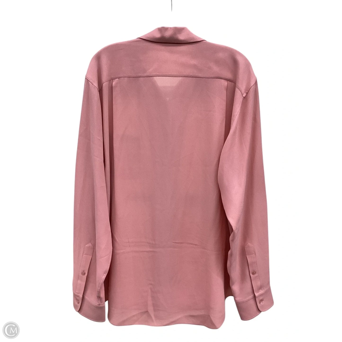 Blouse Luxury Designer By Loro Piana In Coral, Size: Xxl