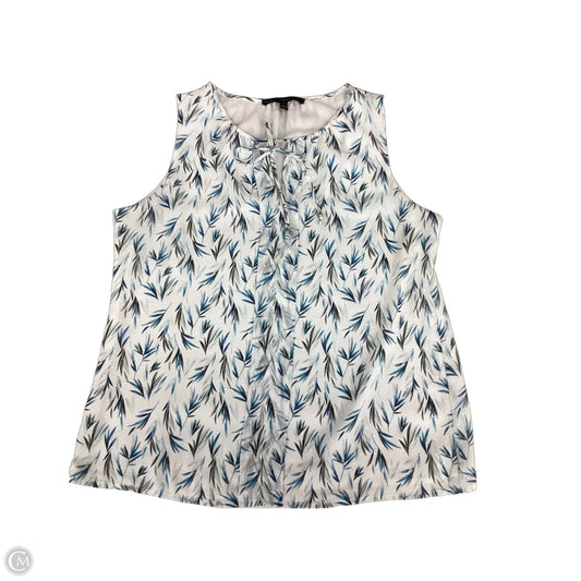 Blouse Sleeveless By White House Black Market In Blue, Size: M