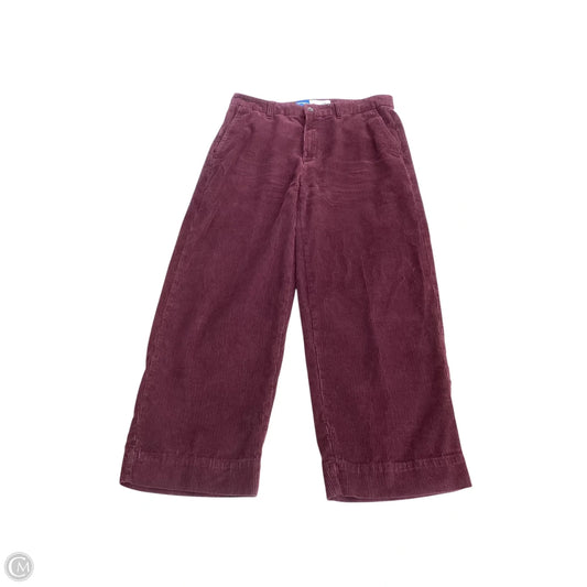 Pants Corduroy By Old Navy In Maroon, Size: 14