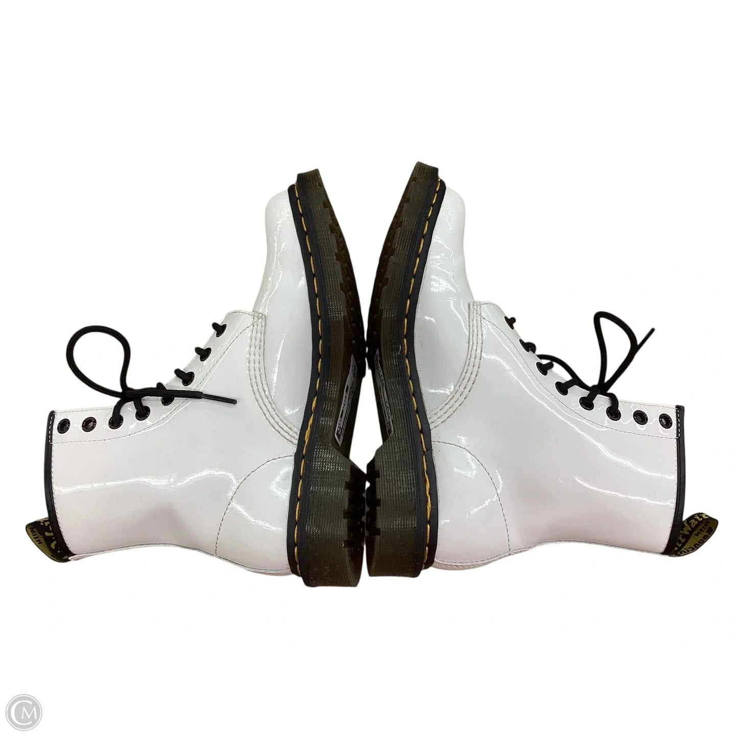 Boots Combat By Dr Martens In White, Size: 7
