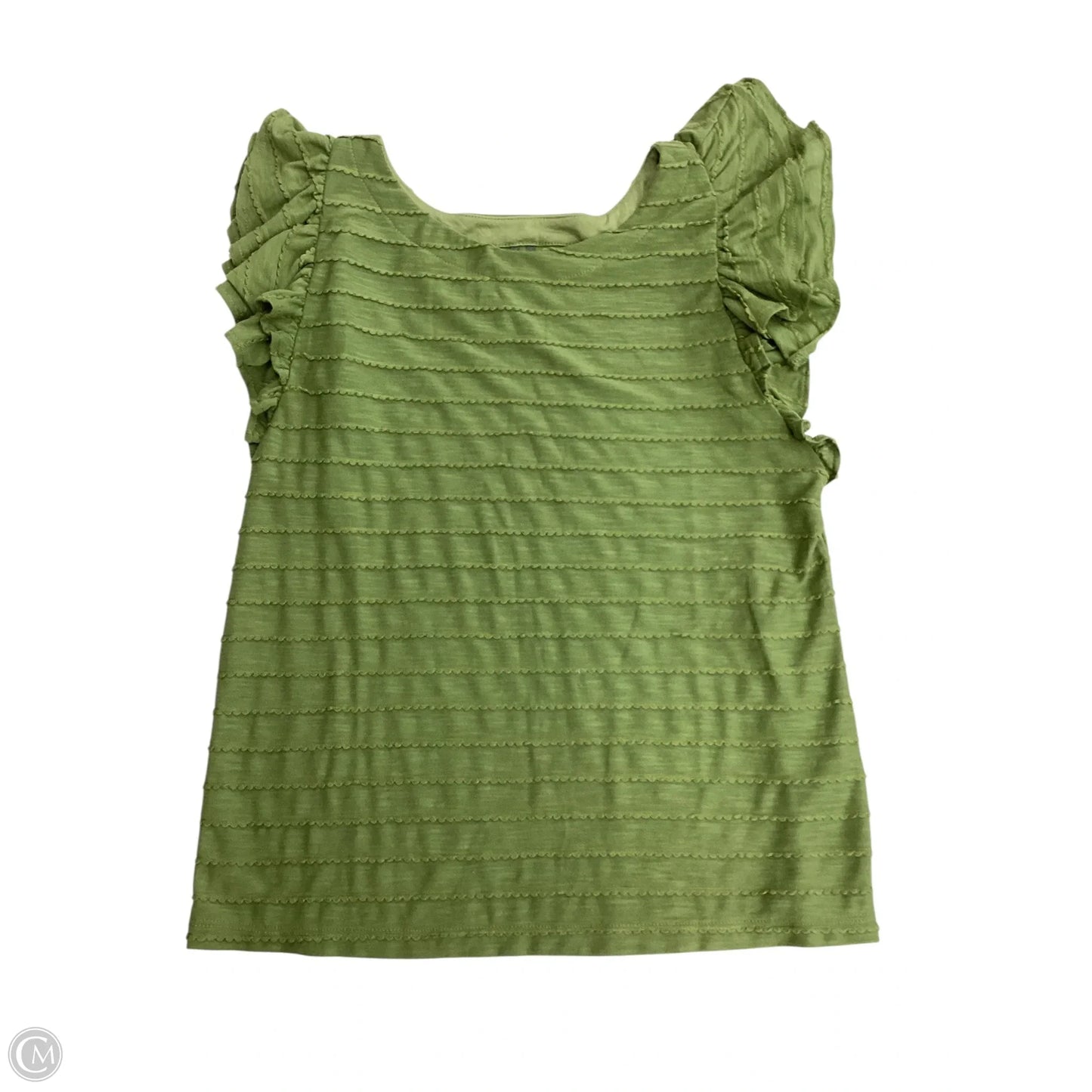 Top Sleeveless By Anthropologie In Green, Size: M