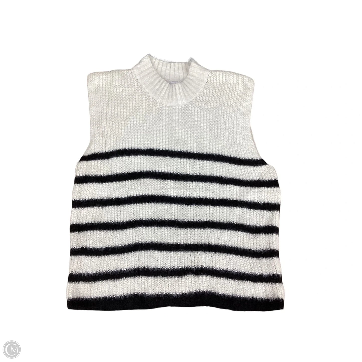 Vest Sweater By Old Navy In Striped Pattern, Size: L