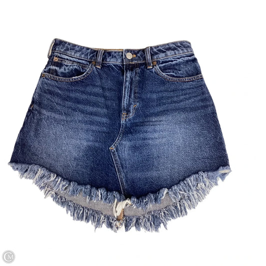 Skirt Mini & Short By We The Free In Blue Denim, Size: 4