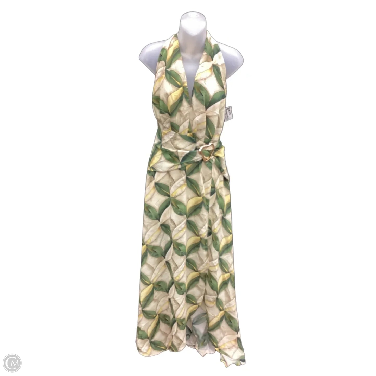 Dress Casual Midi By Maggy London In Green, Size: M
