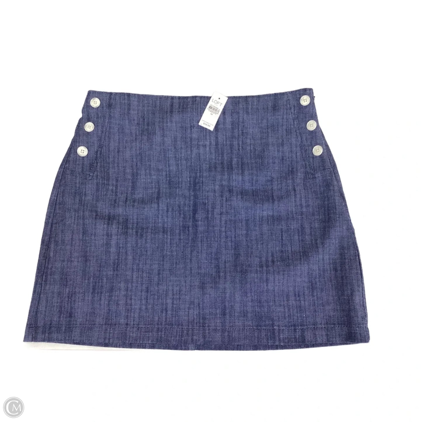 Skirt Mini & Short By Loft In Blue, Size: 14