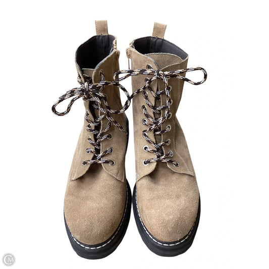 Boots Leather By Anthropologie In Brown, Size: 7.5