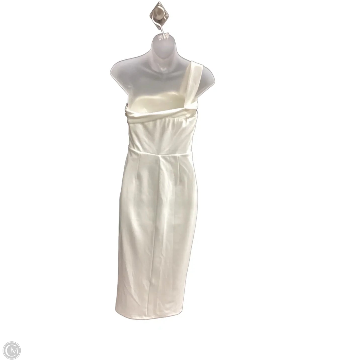Dress Party Midi By Lulus In Ivory, Size: S