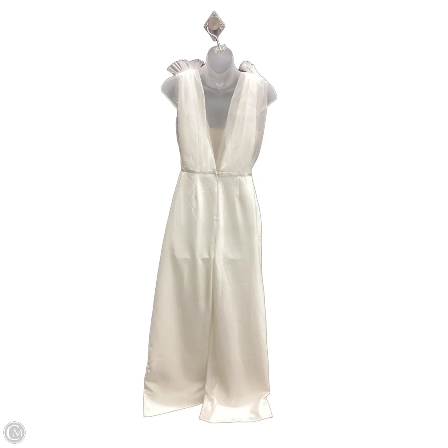 Jumpsuit By Clothes Mentor In Ivory, Size: S