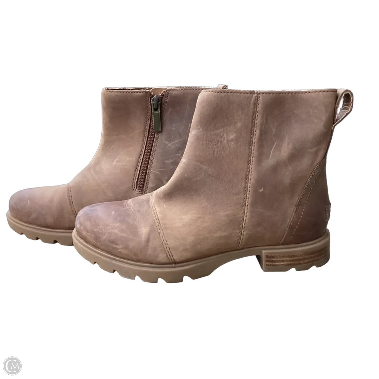 Boots Leather By Sorel In Tan, Size: 7