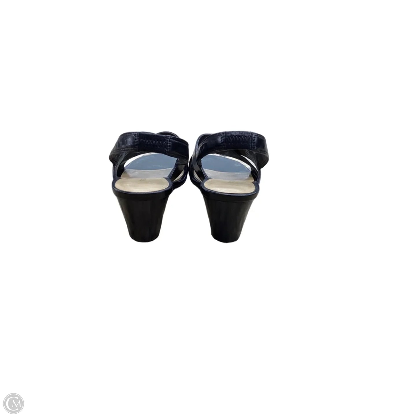 Sandals Heels Block By Naturalizer In Black, Size: 5.5