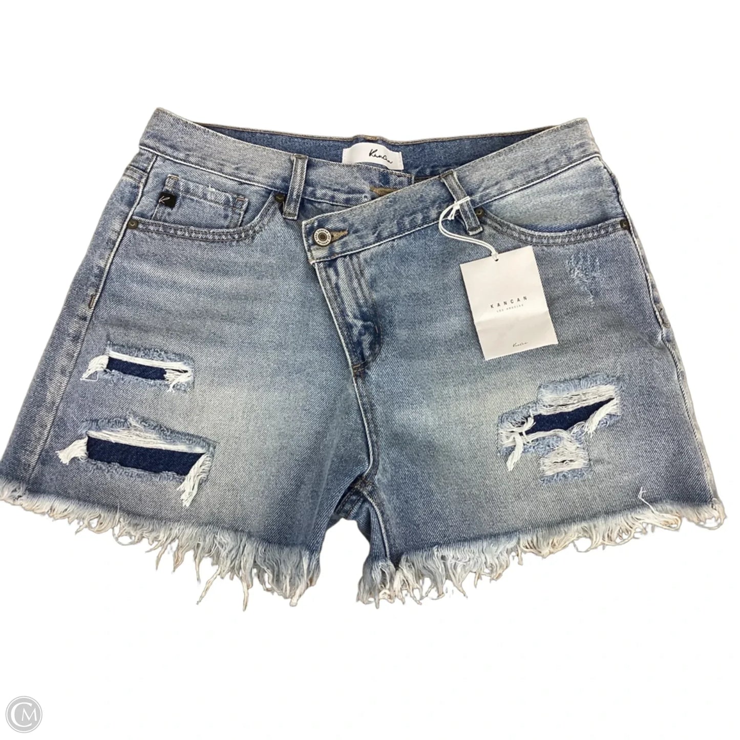 Shorts By Kancan In Blue Denim, Size: Xl
