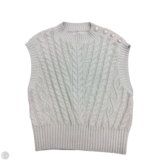 Vest Sweater By Loft In Beige, Size: S