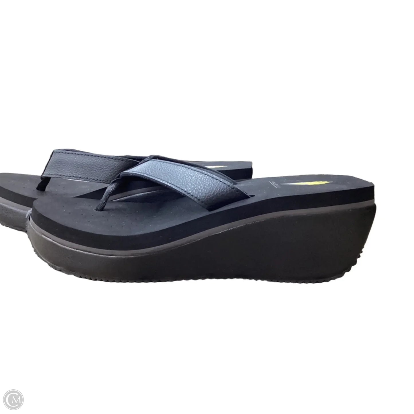 Sandals Heels Platform By Volatile In Black, Size: 9