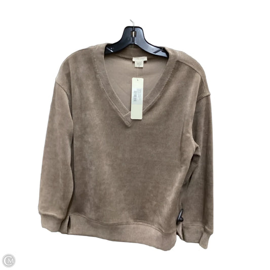 Top Long Sleeve By Yelete In Beige, Size: S