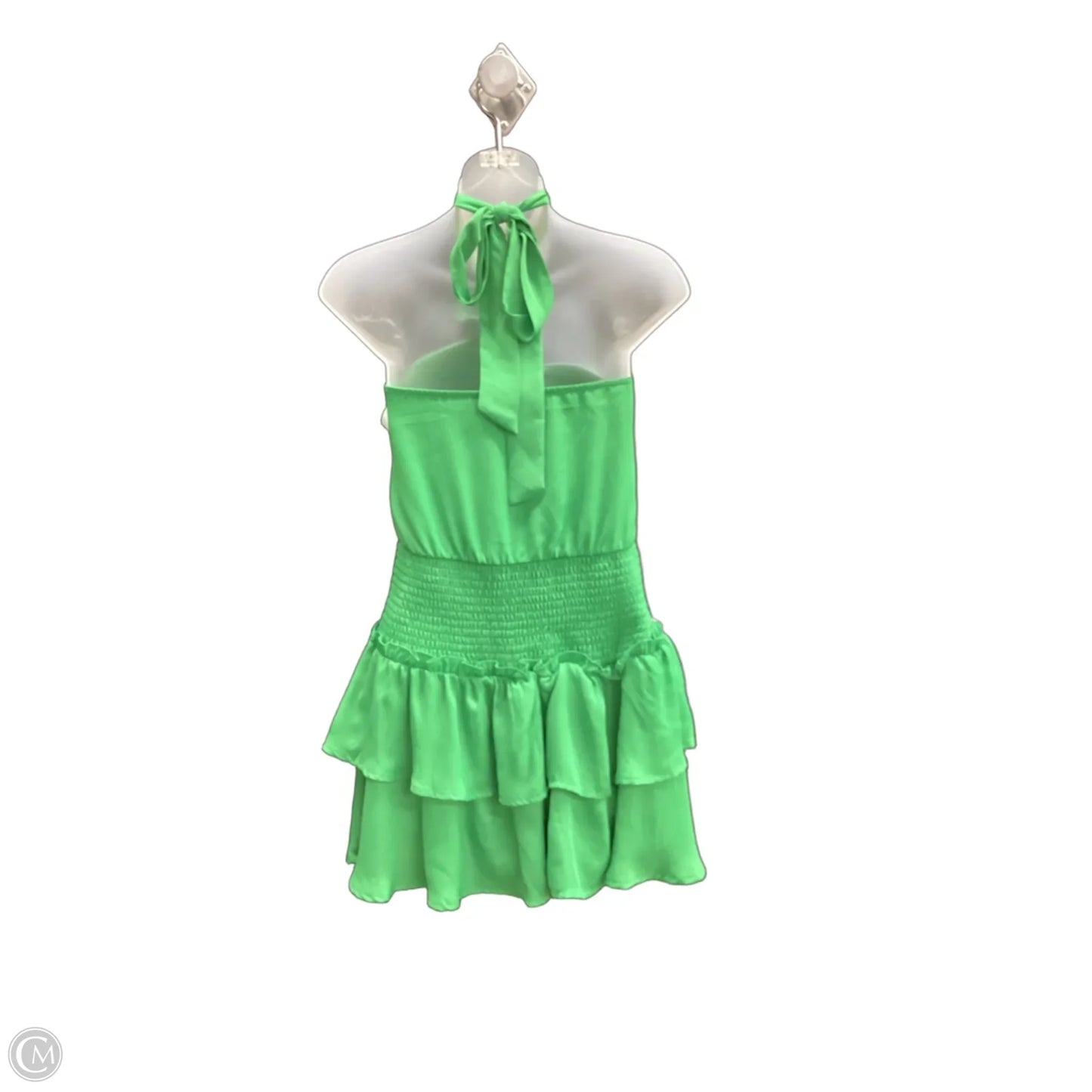 Dress Casual Short By Tcec In Green, Size: L