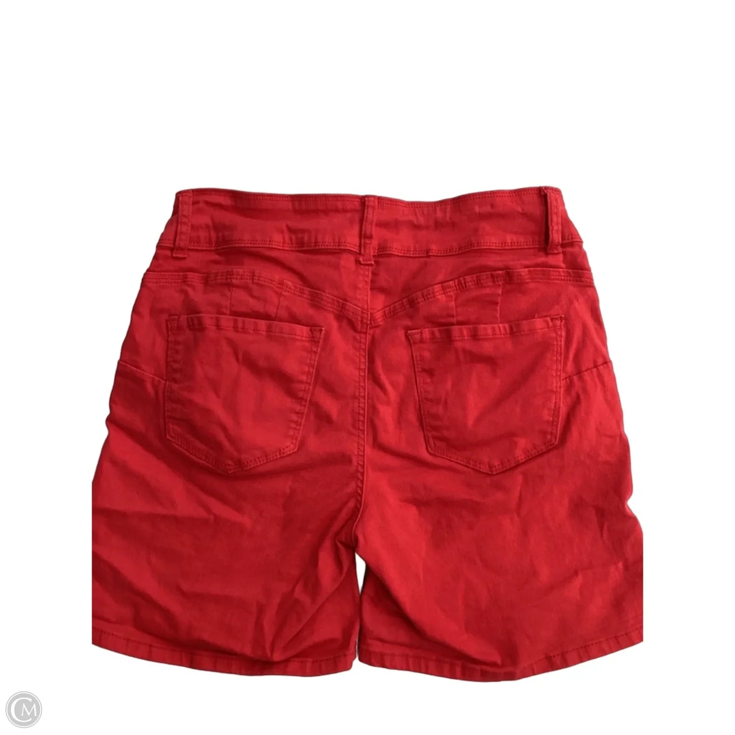 Shorts By Clothes Mentor In Red Denim, Size: 14