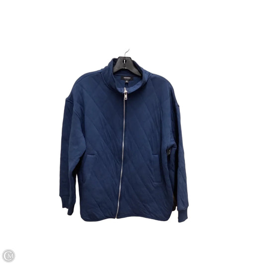 Athletic Jacket By Heimish Usa In Navy, Size: M