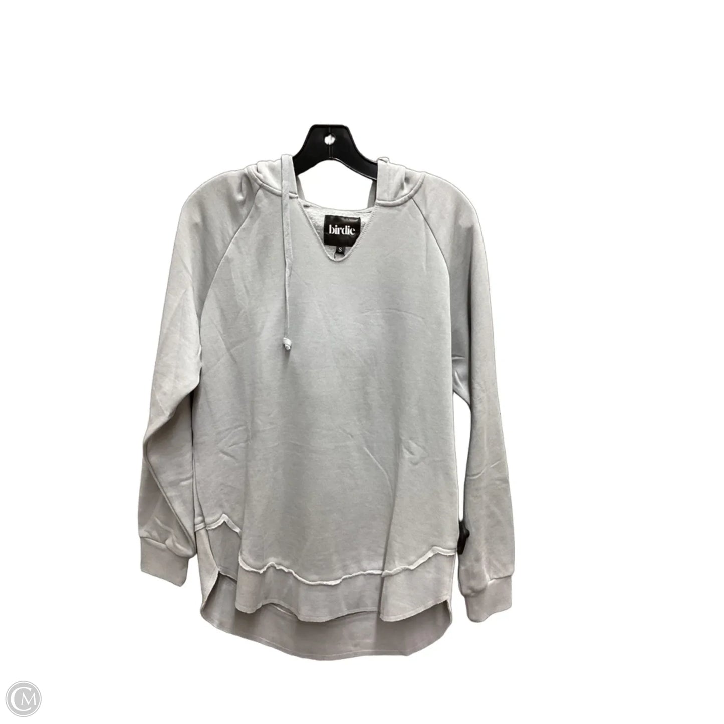 Sweatshirt Hoodie By Clothes Mentor In Grey, Size: S
