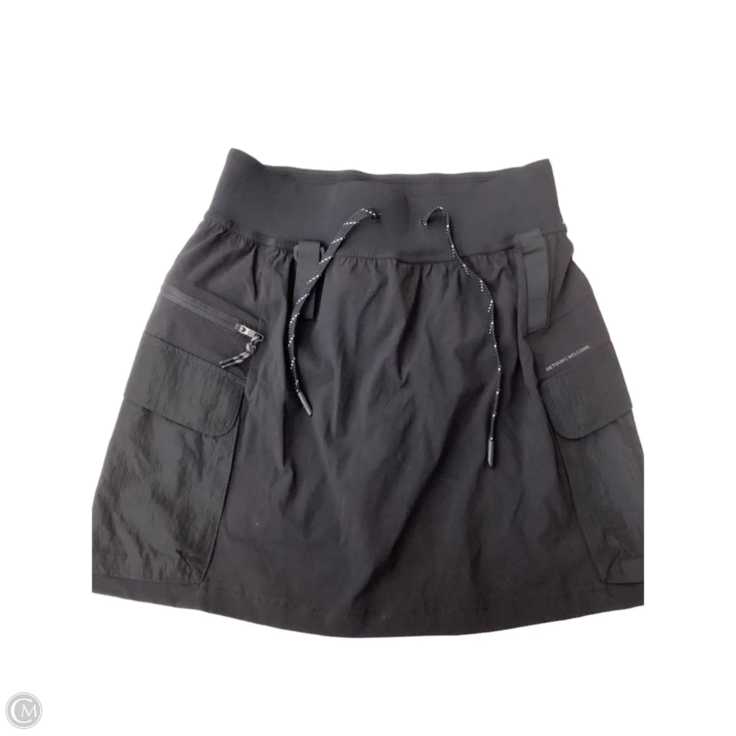 Athletic Skort By Lululemon In Black, Size: 4